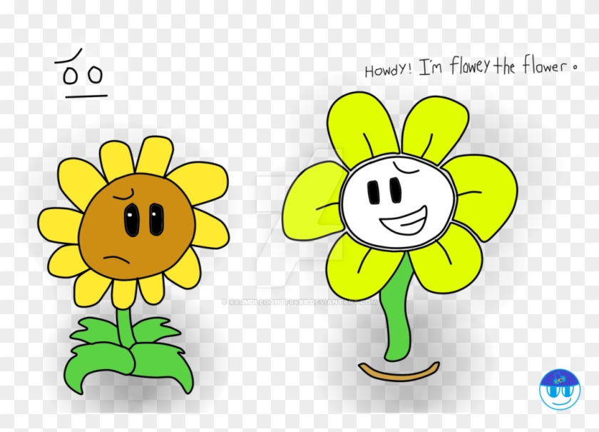 Xxjmdlegohtf64xx 23 8 Sunflower And Flowey By Xxjmdlegohtf64xx - Sunflower And Flowey #272664