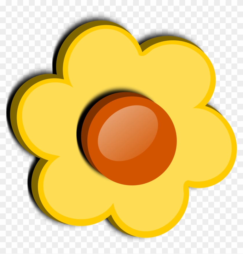 Sunflower Cartoon 11, Buy Clip Art - Cartoon Flower Without Background #272669