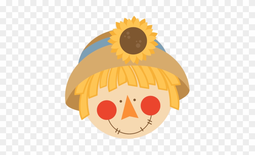 Cute Scarecrow Face Clipart #272703