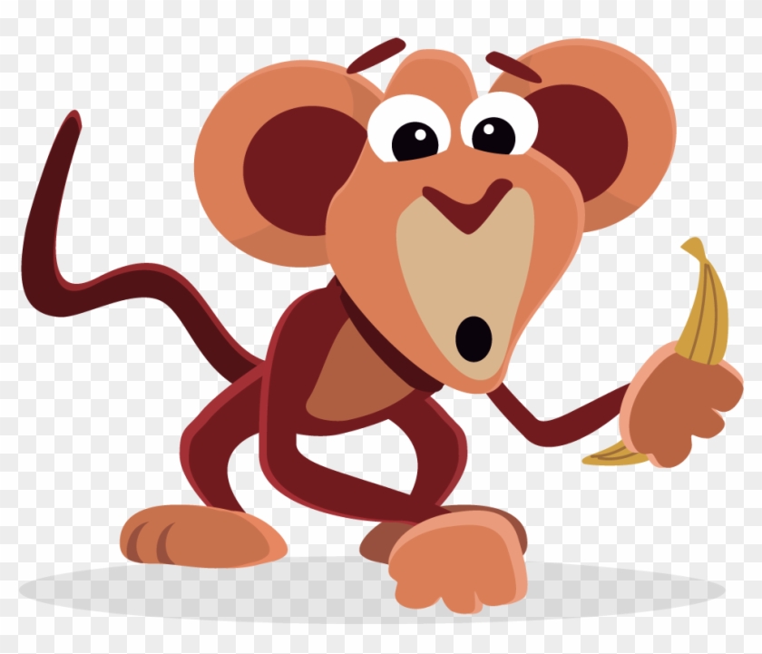 Free To Use Amp Public Domain Monkey Clip Art - Clip Art Monkey With Banana #272729
