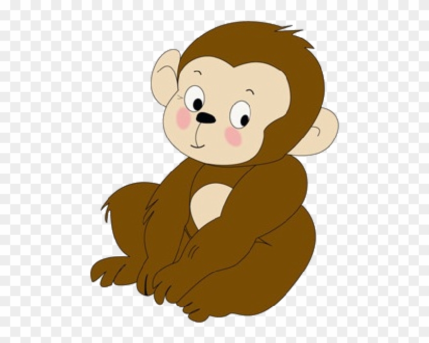 Funny Baby Monkeys - Monkey Cartoon Vector Free #272744