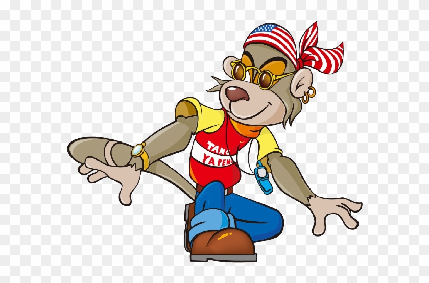Pin Funny Monkey Clipart - Cartoon #272749