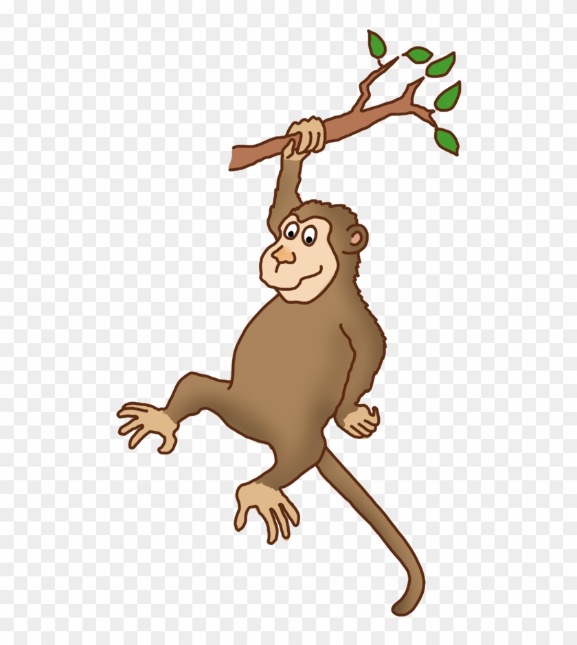 Funny Monkey Drawings Clip Art - Monkey Climb Clipart #272777