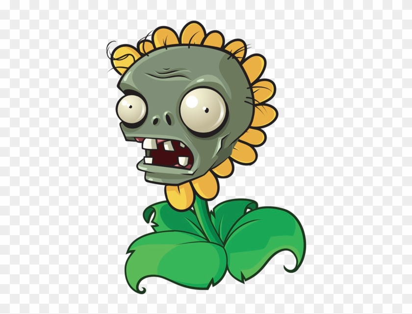 Sunflower Clipart Plant Vs Zombie - Plants Vs Zombies Zombie Plant #272798