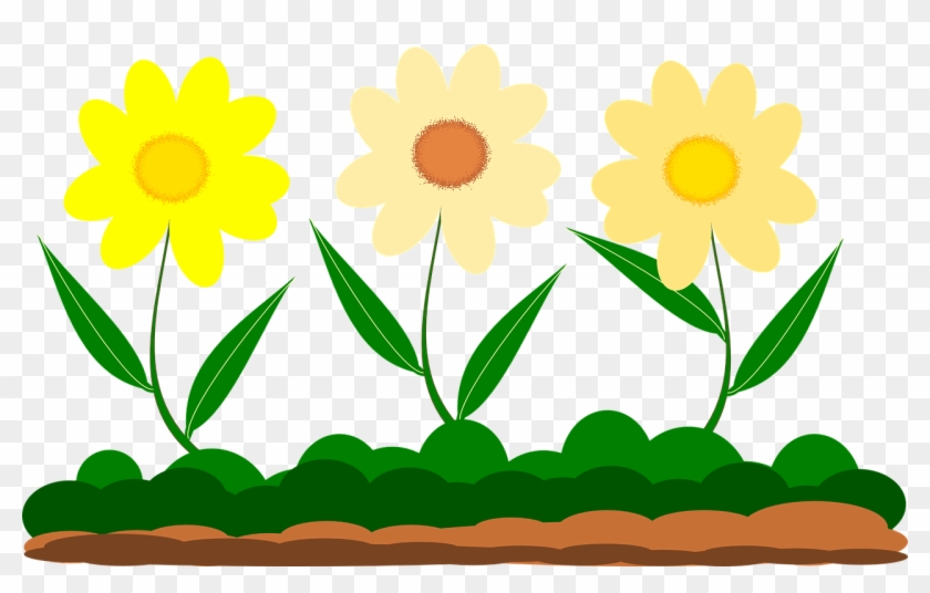 Sunflower Cartoon Cliparts 27, Buy Clip Art - Vektor Bunga Taman Png #272814