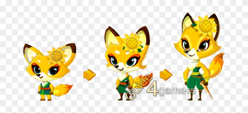 Kung Fu Pets Sunflower Fox - Cartoon #272836