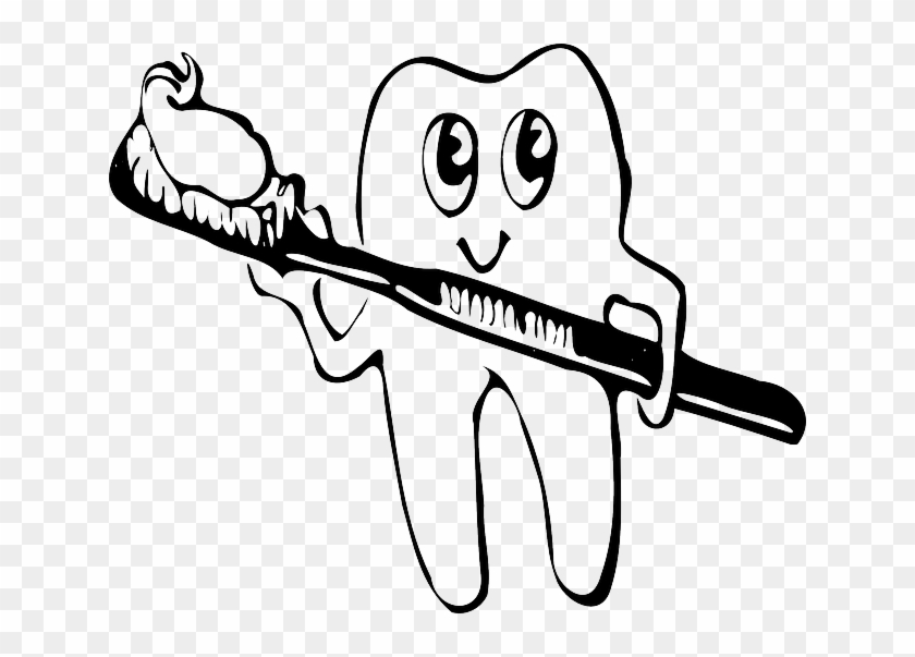 The Mouth Area Is Laden With Bacteria, No Matter How - Teeth With Brush Clipart #272881