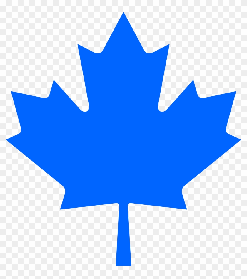 Conservative Maple Leaf, Blue - Canada Maple Leaf Blue #272912