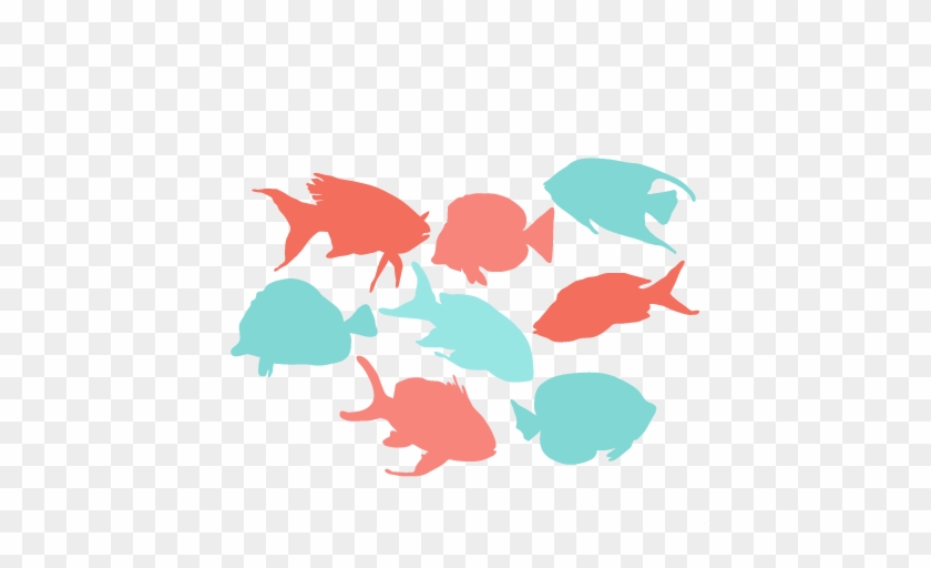 Tropical Fish Clipart Png File - Tropical Fish Silhouette #272950