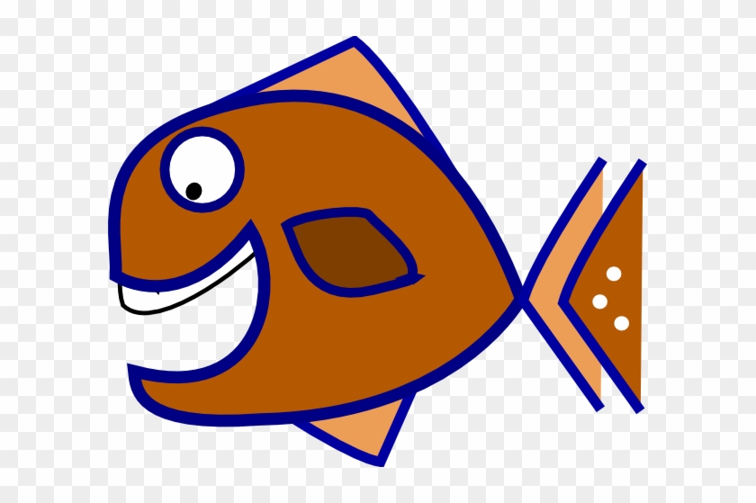 Brown Fish Clip Art At Clker - Clipart Fish Brown #272958