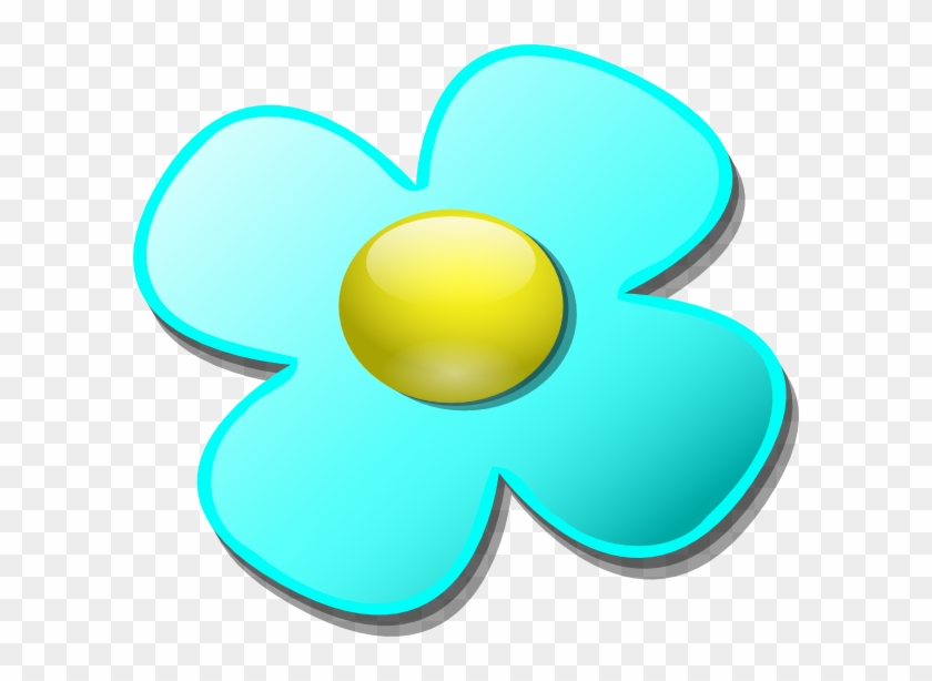 Light Blue Flowers Clip Art #273065