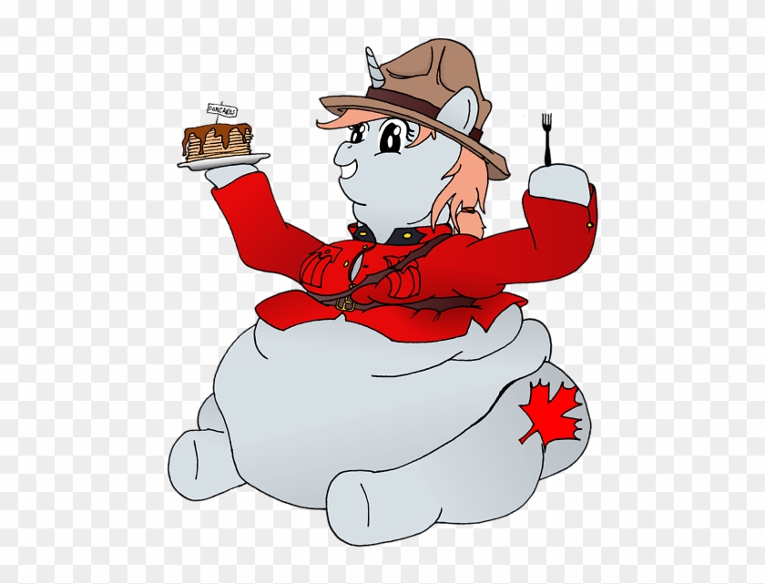 Fatponysketches, Belly, Canada Pone, Canadian, Clothes, - Cartoon #273072