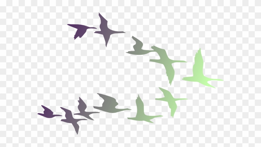Birds In Flight Clip Art - Clip Art #273180