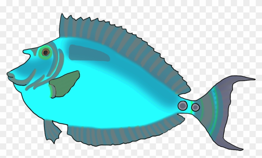 Colorful Blue Green Fish - Colorful Blue Green Fish #273190