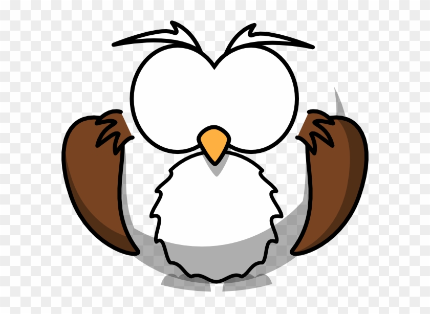 Blank Owl Clip Art At Clker - Easy Wolf Face Drawings #273201