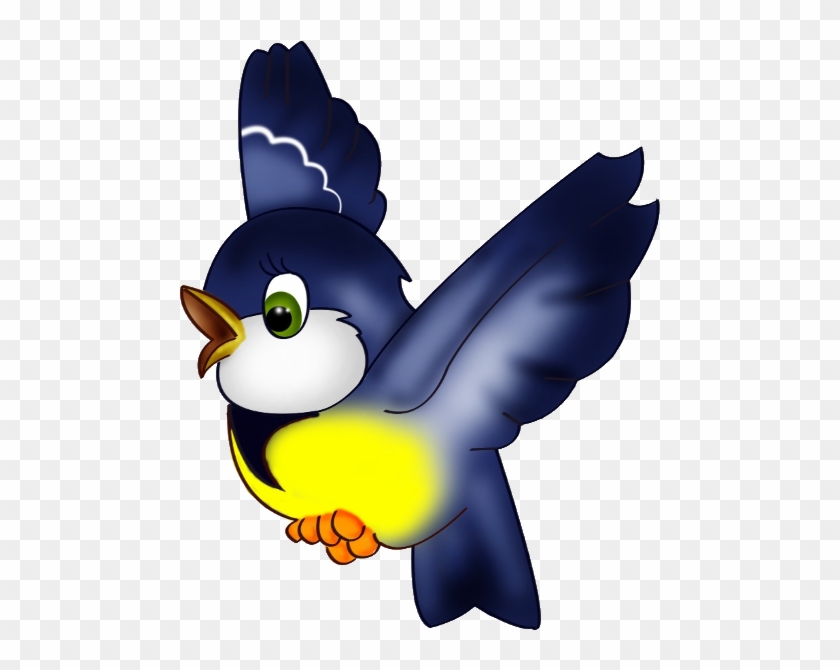 Blue Bird Clipart - Flying Bird Clip Art #273216