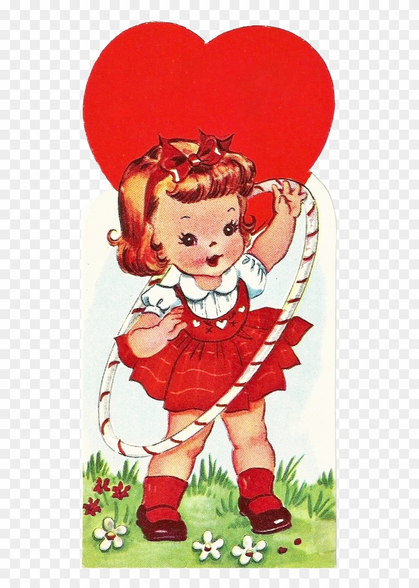 Adorable Free Vintage Valentine - Valentine's Day #273232