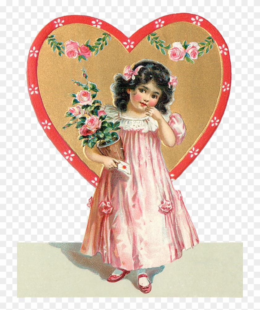 Wings Of Whimsy - Victorian Valentine Girl #273240