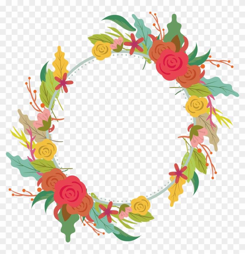 Floral Design Wreath Flower Garland - Garland #273247