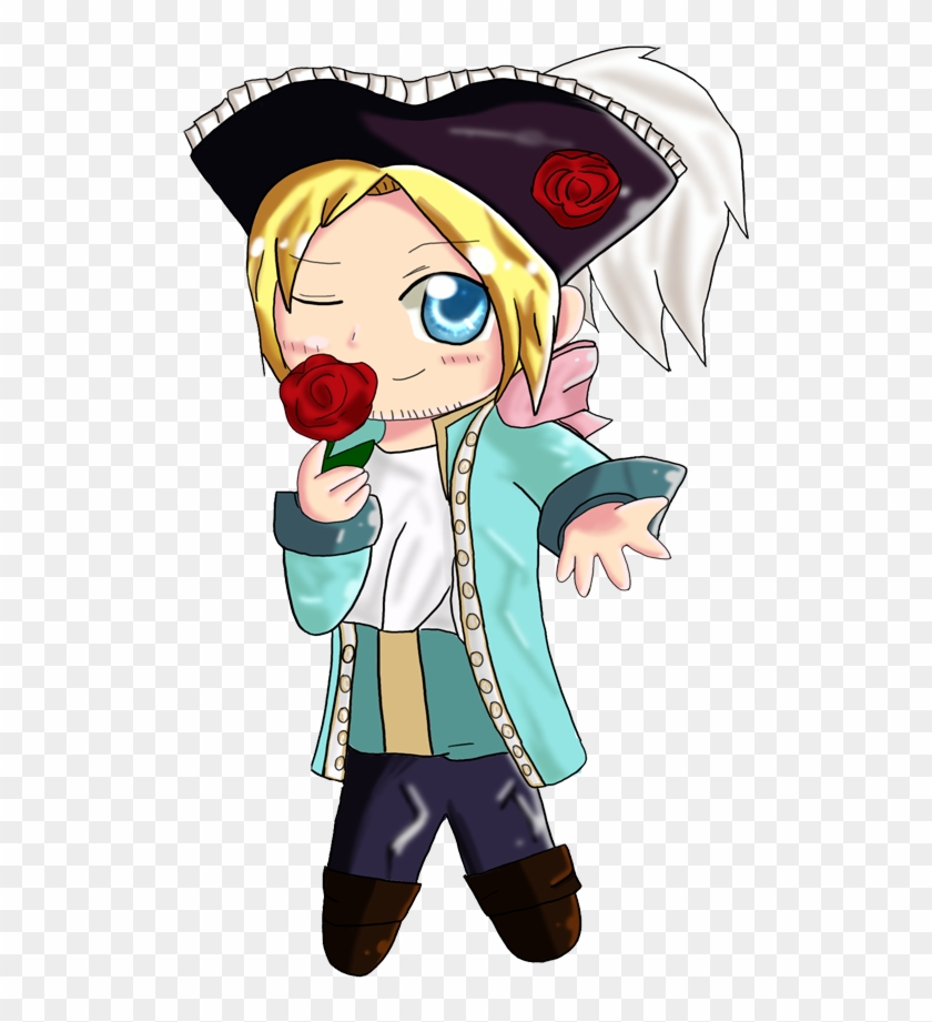 Deviruu 43 4 Chibi Pirate France By Tealhikari - Cartoon #273293