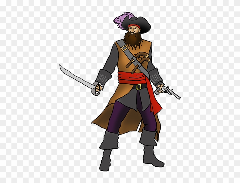 Pirate Blackbeard Clipart - Edward Teach Assassin's Creed #273298