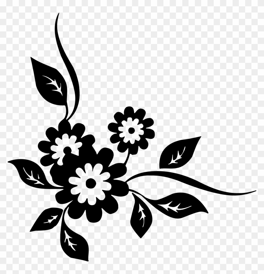Leaves Clipart Black And White Download - Portable Network Graphics #273318