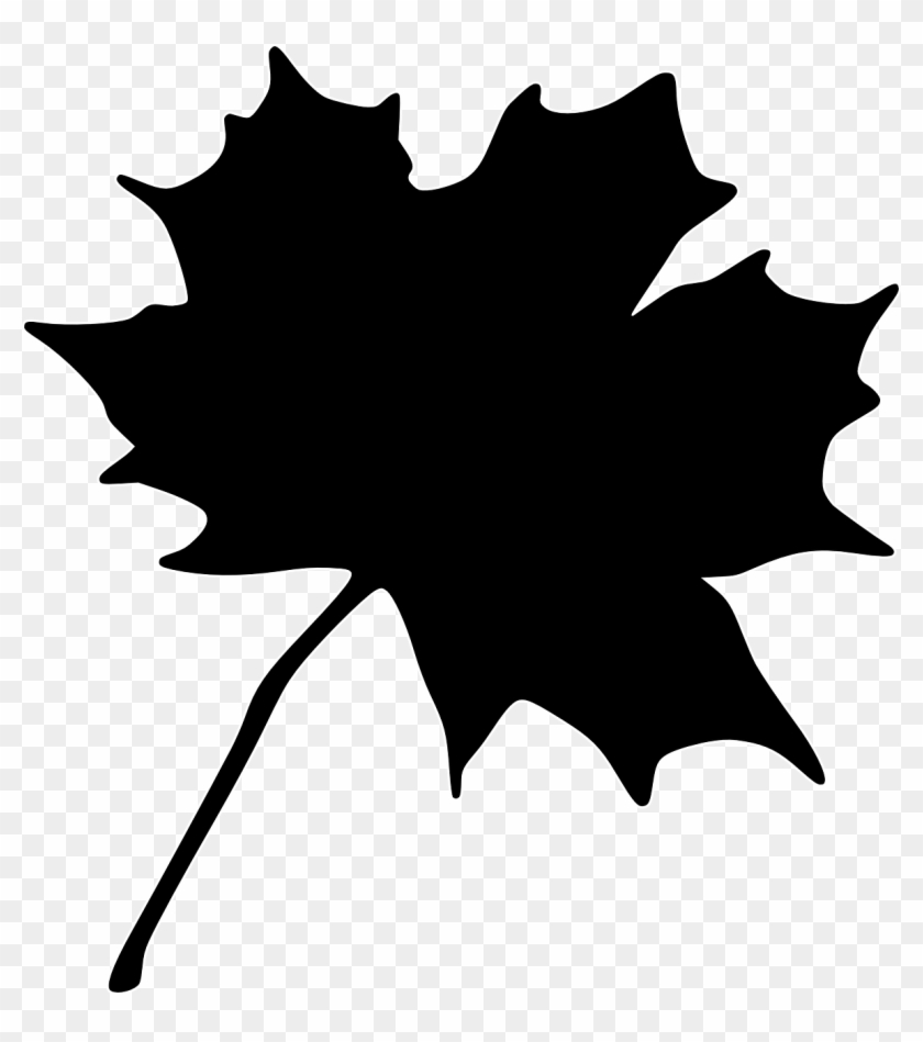 Black Leaf Clip Art At Clker Com Vector Clip Art Online - Maple Leaf Clip Art #273320