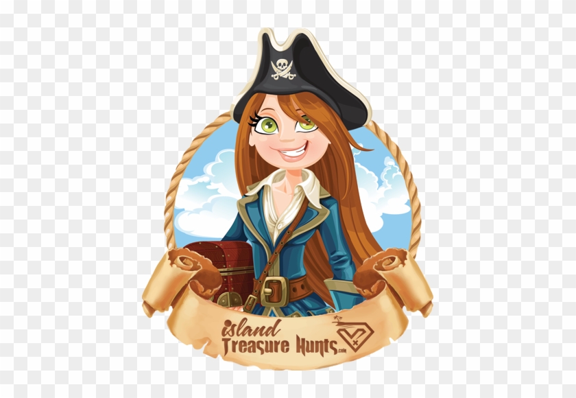 Go Hunt, Go Play - Pirate Girl Logo #273340