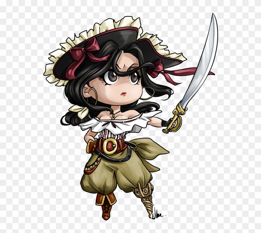 Chibi Challenge - Anime Pirate Girl Chibi #273355