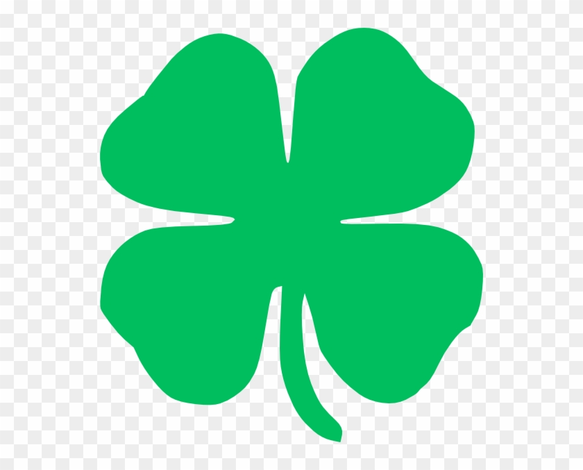 4 Leaf Clover Clip Art At Clker - St Patrick's Day Workout #273364