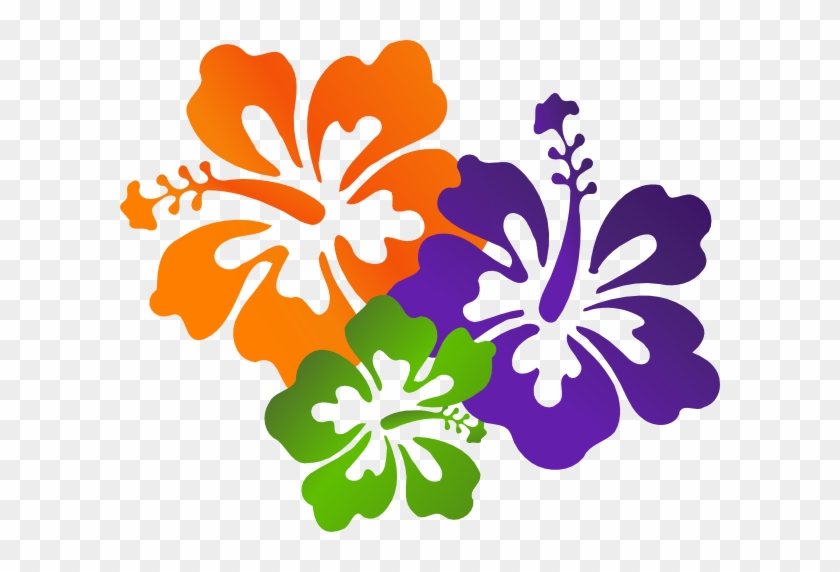 Flowers Clip Art - Hawaiian Flower Vector #273450