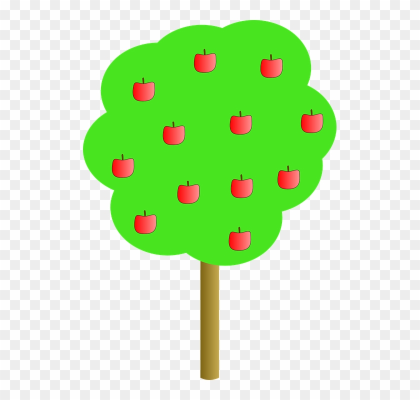 Apple Tree Clip Art Free Vector - Apple Tree Clip Art #273458