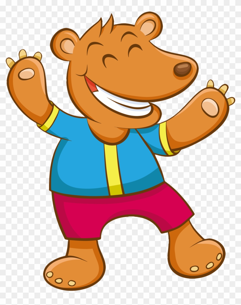 Animal, Anthropomorphic, Bear, Cartoon, Character - Bear Png Cartoon #273480