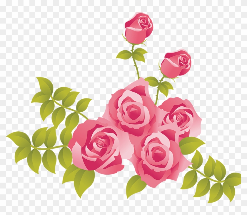 Rose Clipart Pink Rose - Pink Roses Clipart Png #273522
