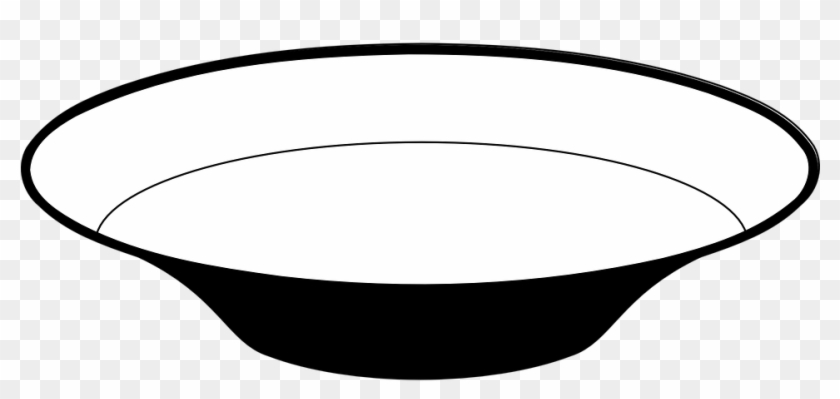 Marvellous Design Bowl Clip Art Clipart Black And White - Dish Black And White #273542