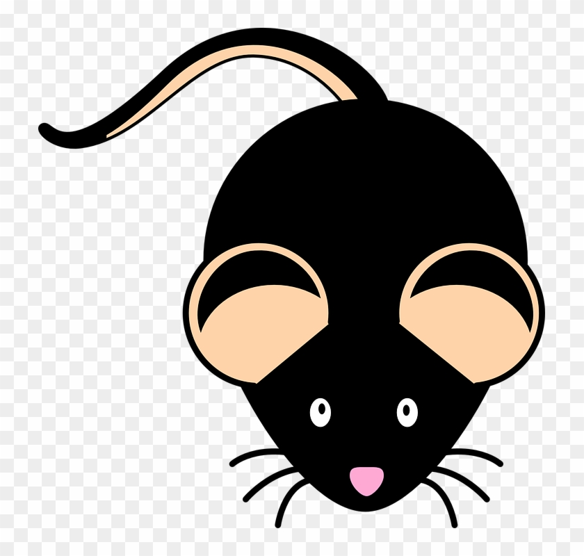 Mice Clipart Mouse Animal - Black Mouse Clipart #273572