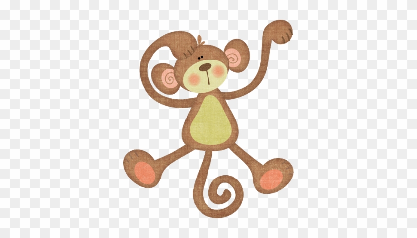 Resultado De Imagen Para Baby Monkey Dibujo - Jungle Baby Shower Invitations #273655