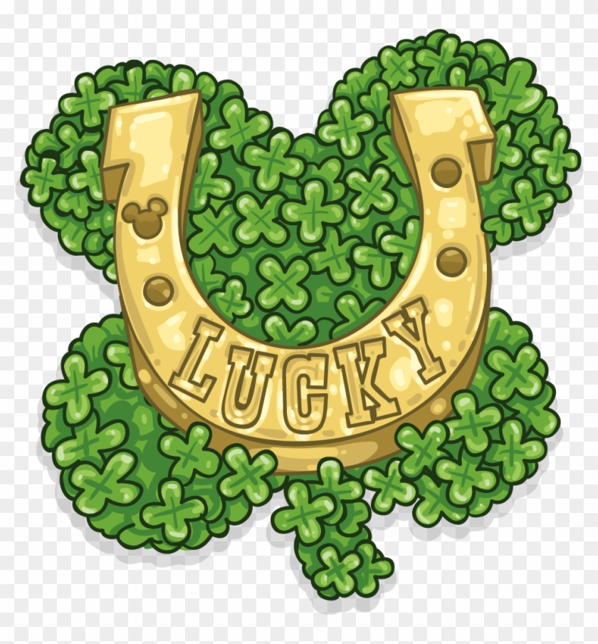 Horseshoe Luck Four-leaf Clover Clip Art - Horseshoe Luck Four-leaf Clover Clip Art #273765