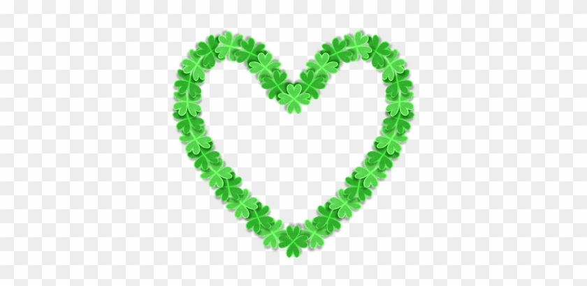 Love 3d Heart Shamrock Clover St Patrick's - St Patrick Tagesherz Geschenkanhänger #273766