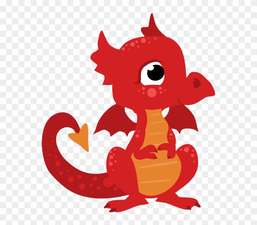 Little Dragon Clipart Cartoon Cute Red Dragon Clipart Free