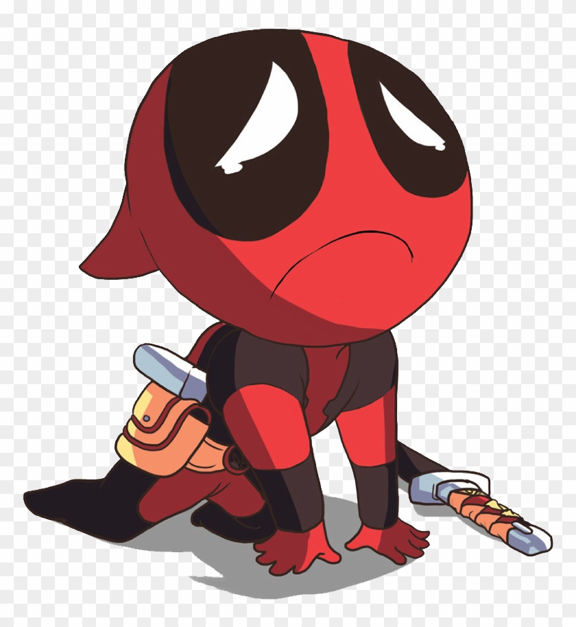 Cartoon Art Pictures - Sad Deadpool #273878