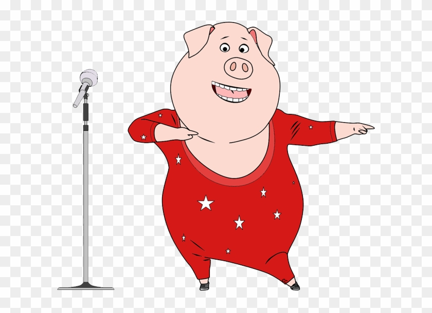 Sing Pig Clipart.