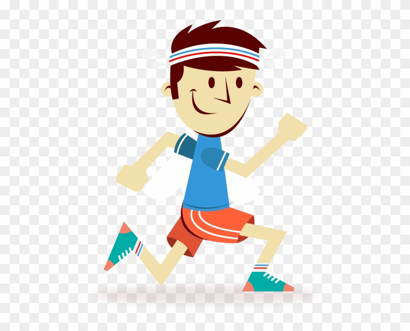 Marathon Training Running Cartoon Sport - Cartoon Man Running #273951