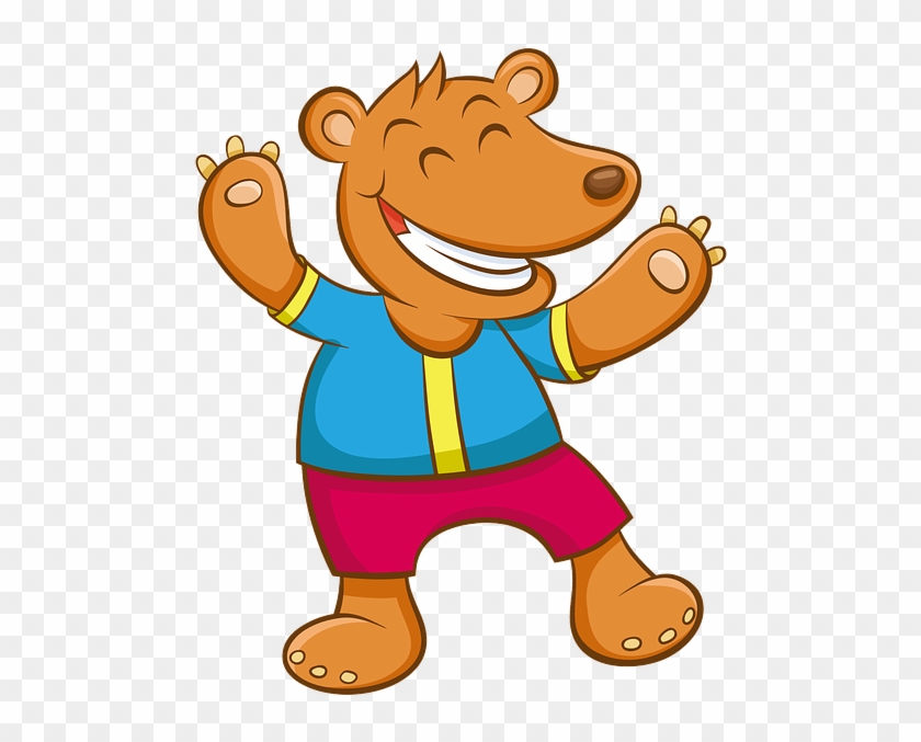 Running Cartoon Pictures - Bear Png Cartoon #273961