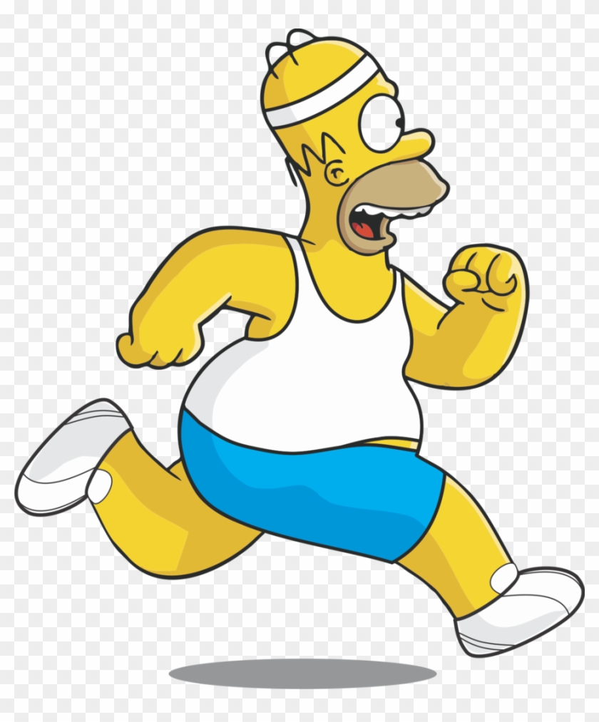 Ok, And The Performance - Homer Simpson Running #274040