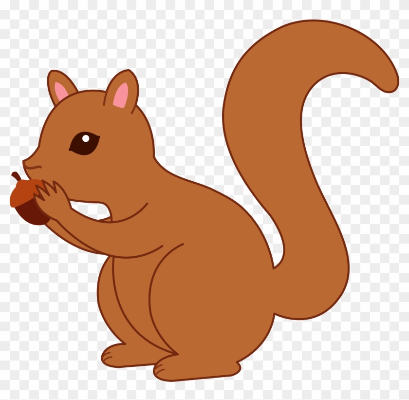 Cartoon Squirrel Running - Clipart Squirrel #274078