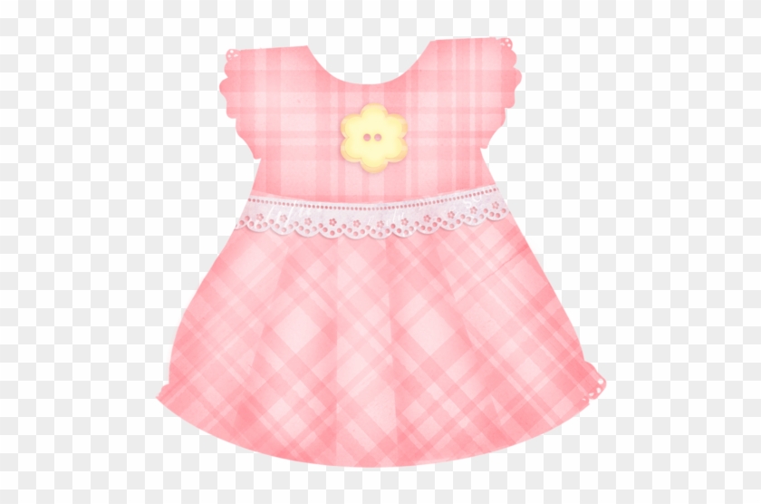 Clipart Of Girl Dress Pink Baby Shower Pinterest Dresses - Girls Dress Clip Art #274123