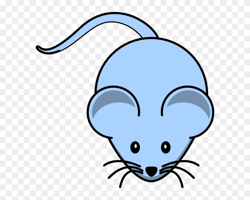 Light Blue Mouse Clip Art At Clker - Maus Clipart #274170