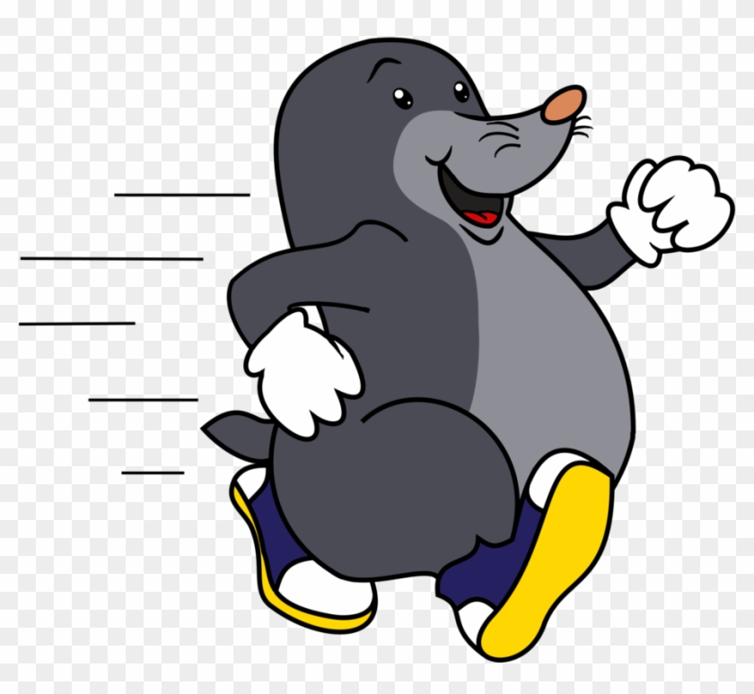 Mole Running By Jdmann79 - Mole Cartoon Png #274198