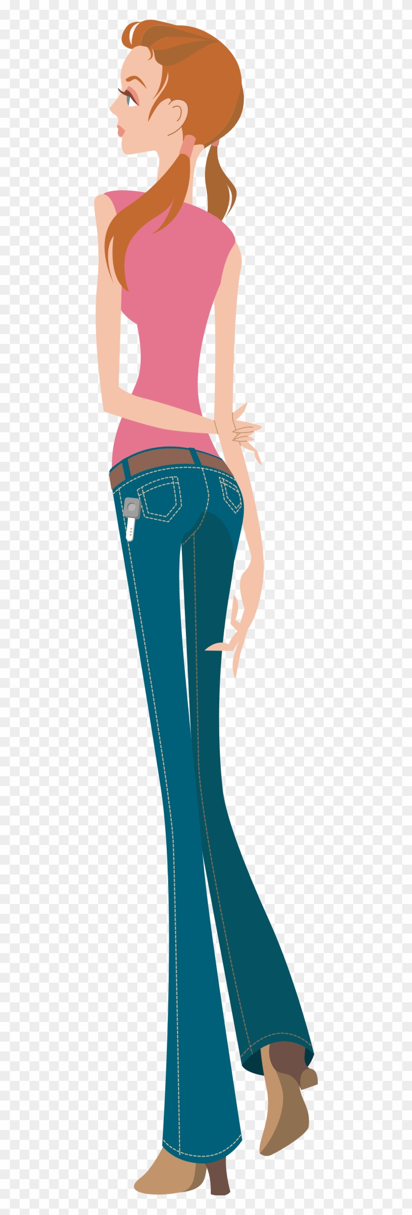 Clipart - Tall Woman Clipart #274204